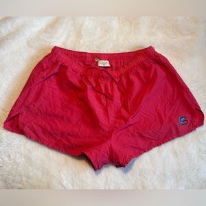 MINT VINTAGE 80s RARE Red Men’s Track Shorts